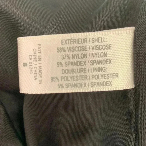 Contemporaine black, winter weight, A line skirt with  four-way stretch - Picture 5 of 6